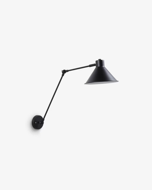 Kave Home Dione wall lamp black
