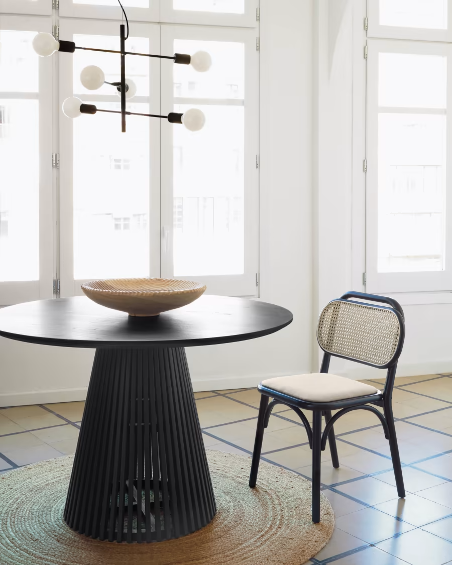 Kave Home Jeanette Ø 120 cm black table