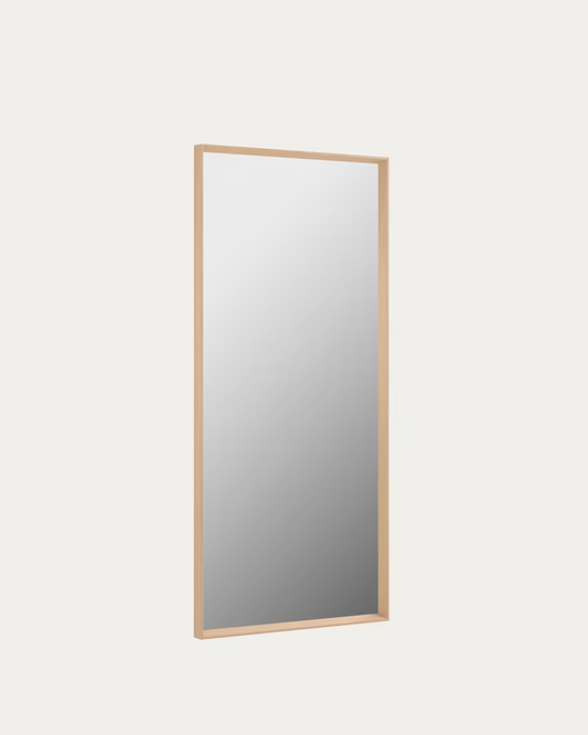 Kave Home Nerina mirror natural finish 80 x 180 cm