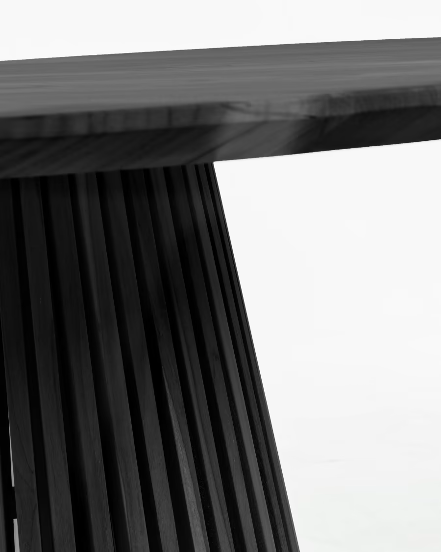 Kave Home Jeanette Ø 120 cm black table