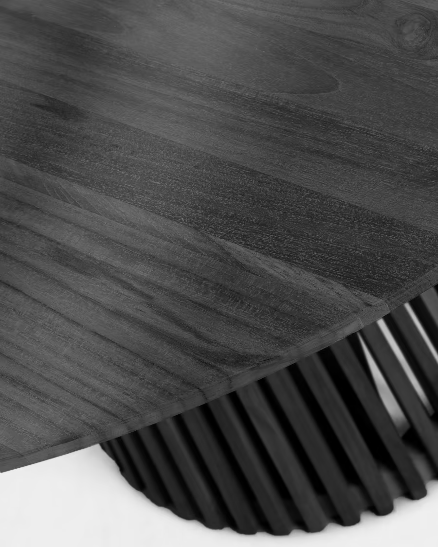 Kave Home Jeanette Ø 120 cm black table
